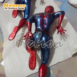 Statua Personalizzata in Fibra di Vetro di Spider-Man, <span class=keywords><strong>Personaggi</strong></span> dei Film Marvel, Statua di Spiderman a Grandezza Naturale 1:1, Statua di Spiderman in Resina - Product Image 5