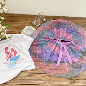 Conjuntos de Ropa para Niñas al por Mayor, Falda Corta de Sirena Dulce para Niñas, Verano 2022 - Product Image 6