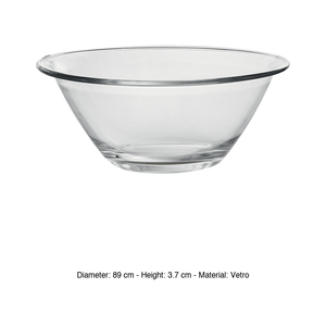 Mister <b>Chef</b> Glass Salad Bowl Ø 9 cm Tempered Stackable Bormioli Rocco - Product Image 3