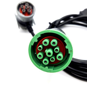 J1939 type 2插头至OBD2插座和J1708 T ELD电缆全球定位系统跟踪器重型卡车电缆发动机通用分析仪 - Product Image 4