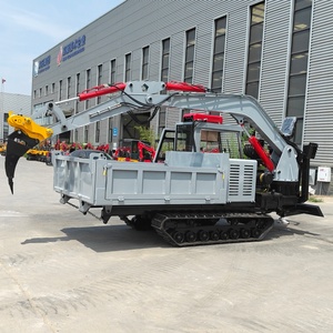 5 Ton Agricultural <b>Tracked</b> Dump Truck with Excavator Bulldozer 35km/h Factory Direct Sale - Product Image 3