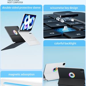 Funda con Teclado Táctil para Tablet, Compatible con iPad Pro Air4/5 12.9/11/10.9 Pulgadas, para iPad 9/10/11 - Product Image 4