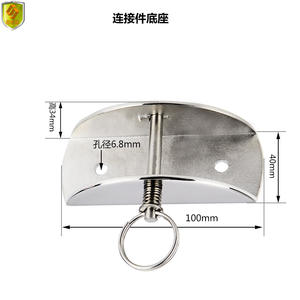 Collier et connecteur en acier inoxydable 316 pour raccords de tuyauterie – Support de tuyau confortable – Durable et élégant - Product Image 6