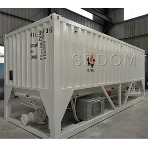 CE 인증서 특별 제공 가격 수평 스틸 호퍼 컨테이너 시멘트 사일로