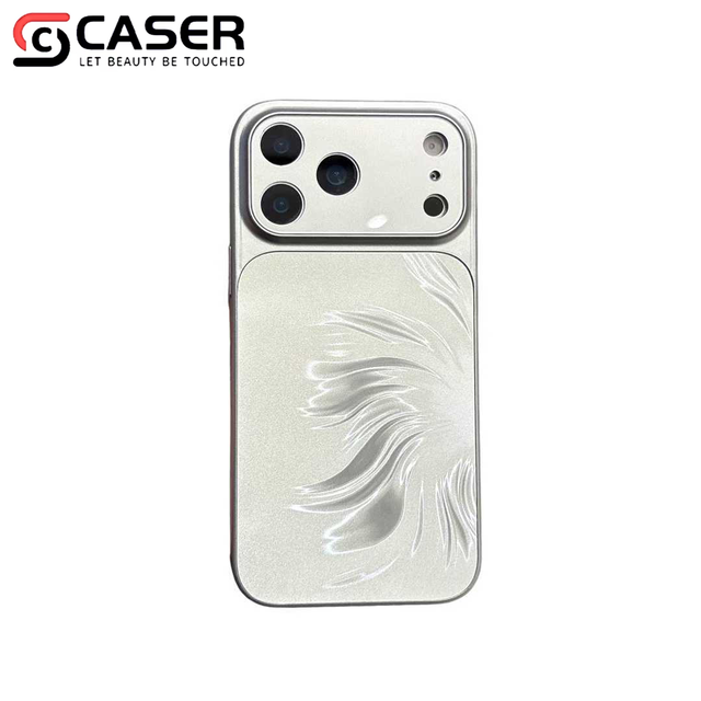 Ethereal Design Glossy Laser Nine-Tailed Fox Pattern Transform Into Ip17 Series Skin Feeling Phonecase for Iphone 17 16 15
