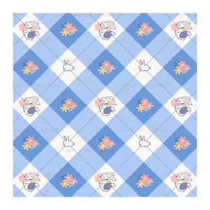 Carta da Parati Impermeabile Personalizzata Semplice e Carina per Bambini, Motivo a Quadretti con Coniglietto per Decorazione Camera dei Bambini - Product Image 5