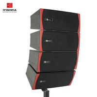 HYANKA LVP-15 Altavoz Line Array Profesional de 15'' con Amplificador Clase D de 4000W, Altavoces Line Array Profesionales