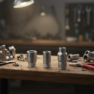 Clé à douille hexagonale Fervi, série normale, 6 mm, 8 mm, 10 mm, acier au chrome vanadium - Product Image 3