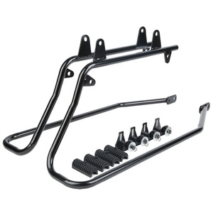 Staffa di Conversione Posteriore in Plastica Nera Opaca TCMT per Borse Laterali Heritage <span class=keywords><strong>Softail</strong></span> 86-17 XF2906112-03 Allungata di 5 Pollici - Product Image 5
