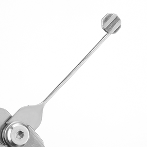 11 pièces HUANYU argent professionnel serrurier fournitures matériel ensemble d'outils AB Kaba pliant clé cassée extracteur cylindre de serrure - Product Image 3