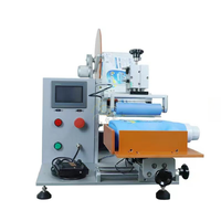 Machine d'étiquetage manuelle semi-automatique pour surfaces planes, étiquettes adhésives pour bouteilles carrées, machine d'étiquetage pour surfaces planes