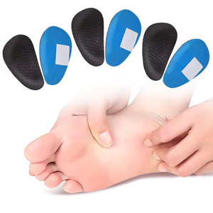 Sol Dalam Sepatu Memory Foam Setengah Pad, Korektif, Peredam Guncangan, untuk Kaki Valgus, Kaki Rata, Penyangga Lengkung Kaki, Perawatan Fasciitis - Product Image 5