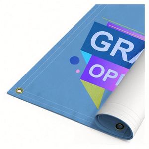 18oz Custom UV Protection PVC <b>Banner</b> Heavy Duty Waterproof Printed Outdoor Vinyl for Insurance Advertising Polyester Mesh <b>Banner</b> - Product Image 1