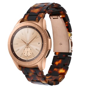 Bracelet de montre en résine orange 20 mm 22 mm pour <span class=keywords><strong>Watch</strong></span> 42 mm/46 mm Active 2 & Gear S2/S3 pour <span class=keywords><strong>Watch</strong></span> GT 2 - Product Image 3