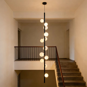 Luminaire d'hôtel résidentiel de forme allongée avec télécommande, construction en acrylique et acier, garantie de 3 à 5 ans - Product Image 4