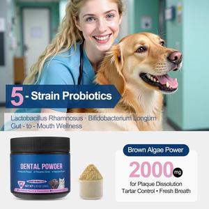 Polvo Dental para <span class=keywords><strong>Perros</strong></span> Más Vendido OEM/ODM, Polvo para Limpieza Dental de <span class=keywords><strong>Perros</strong></span>, Reduce la Placa Dental y el Mal Aliento en <span class=keywords><strong>Perros</strong></span> y Gatos - Product Image 5