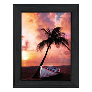 Targa al tramonto con immagine da parete con cornice nera HMS - Product Image 3