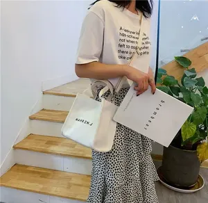 Tùy Chỉnh In Tái Chế Đồng Bằng Cotton Hữu Cơ Túi Vải Số Lượng Lớn Lớn Tái Sử Dụng Vải Bông Mua Sắm Túi Với Logo - Product Image 2