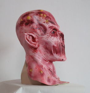 Halloween Trang Trí Mặt Nạ Cao Su Máu Đỏ Mà Không Cần Miệng Zombie Kinh Dị Mặt Nạ Cho Đảng Trang Trí - Product Image 3