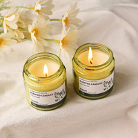 Bougie d'aromathérapie parfumée au thé, cadeaux de mariage, parfum de fleur éternelle, huile essentielle botanique longue durée, parfum de gardénia et de poire