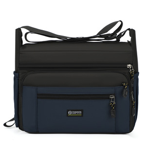 Sac à bandoulière imperméable de grande capacité de haute qualité, simple et décontracté, polyvalent, sac à bandoulière pour homme - Product Image 4