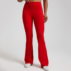 <span class=keywords><strong>Meilleures</strong></span> ventes Vêtements <span class=keywords><strong>de</strong></span> sport pour femme Pantalon <span class=keywords><strong>de</strong></span> <span class=keywords><strong>yoga</strong></span> taille haute à jambes larges Leggings évasés d'entraînement pour femme - Product Image 6