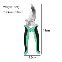 Sécateur de jardin efficace pour le bricolage Sécateur à main pour branches d'arbres Haie Arbuste Bush Clippers Sécateur Outil d'élagage