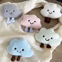 En gros, porte-clés et pendentifs de sac en peluche nuage moelleux en coton, petits, doux et mignons, avec pieds, cadeaux, mini poupée pour machine à griffes