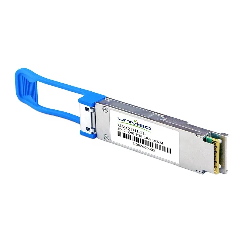 Module émetteur-récepteur SFP LC double débit 100G 10KM LC DDM 100G LR4 QSFP28 pour commutateur CISC0 pour module mikrotik sfp