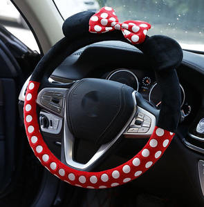 Funda para <span class=keywords><strong>Volante</strong></span> <span class=keywords><strong>de</strong></span> Coche <span class=keywords><strong>de</strong></span> Felpa <span class=keywords><strong>de</strong></span> Invierno XMB, Diseño <span class=keywords><strong>de</strong></span> Snoopy, Dibujos Animados, Bonita - Product Image 2