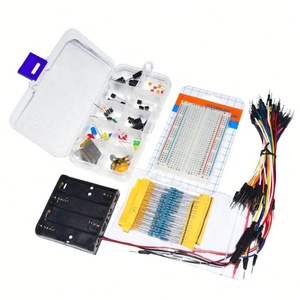Kit de composants électroniques, kit de programmation éducatif avec fils de liaison, LED, résistances, breadboard, kit électronique DIY pour Arduino - Product Image 3