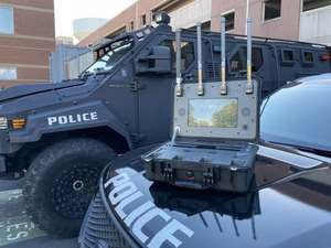 เครื่องตรวจจับความปลอดภัยแบบพกพาเครื่องตรวจจับโดรน30MHz-6GHz ย่านความถี่5km รัศมี30 + drones ตรวจจับพร้อมกัน360 ° เต็มน่านฟ้า - Product Image 5