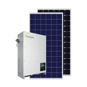 Fournisseur chinois système d'énergie solaire domestique sur grille 10 kw 50kw 60kw ensemble complet système solaire domestique complet