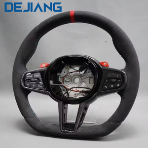 Volant de voiture en Alcantara avec bande rouge et bouton pour BMW X3 X4 X5 X6 G21 G22 G23 G20 G30 G01 G02 G08 G31 G38 Série 3 - Product Image 3