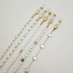 Chaîne de <span class=keywords><strong>lunettes</strong></span> de soleil en perles métalliques <span class=keywords><strong>pour</strong></span> femmes, <span class=keywords><strong>cordon</strong></span> de <span class=keywords><strong>lunettes</strong></span>, lanière de 70 cm, cadeau, collier de visage - Product Image 1