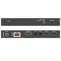 18Gbps untuk 2.0b HDCP 2.2 HDBaseT Extender hingga 150m dengan Dukungan IR & USB KVM Dua Arah dan POC