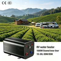 Chauffe-eau électrique 10 gallons pour camping-car avec alimentation double DC/AC et protection contre le chauffage à sec pour caravane – Vente en gros