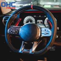 Palette de changement de volant pour Mercedes Benz W204 W205 W213 W222 GLE CLA AMG GT GTS LED palettes de changement de vitesse manettes de vitesse