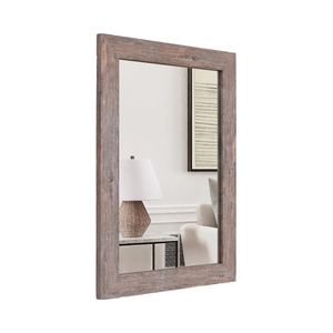 Syndra mộc mạc 20x28in Treo Tường Khung gỗ lớn Vanity Gương hình chữ nhật trang trại phòng tắm gương cho phòng ngủ sống tường - Product Image 1
