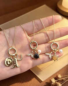 Charm Link <b>Chain</b> for Women Gift Jewelry Wholesale Jewelry Style Popular Design Pearl Turtle Pendant Necklace - Product Image 6