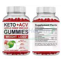 Gummies Keto Naturelles Ausreson ACV Brûleur de Graisse Probiotique Détox Rapide Suppléments Végétaliens Efficaces Gummies Minceur Keto BHB