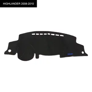 最新设计防滑印花毛皮面料汽车仪表板盖垫汉兰达2008-2010