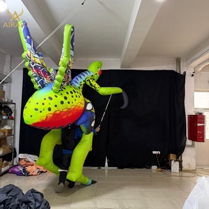 Marioneta Inflable Realista de <span class=keywords><strong>Orquídea</strong></span> y <span class=keywords><strong>Mantis</strong></span>, Marioneta de Locustillo para Actividades Comerciales en Zoológicos y Jardines Botánicos - Product Image 5