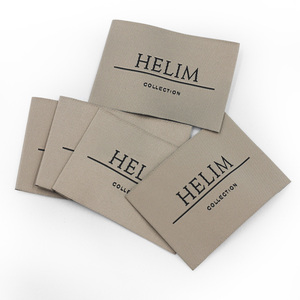 Tùy Chỉnh Vải Nhãn May Trên Logo Dệt Nhà Sản Xuất Máy May Tag Vải Quần Áo Dệt Nhãn - Product Image 4