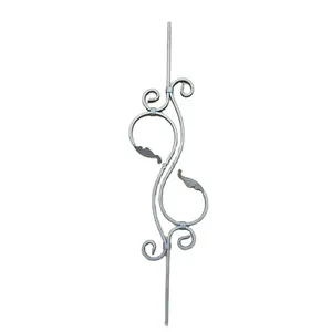 Smeedijzeren Poort Metalen Ornamenten Voor Decoratie Smeedijzeren Leuningen Binnentrap Baluster Smeedijzer