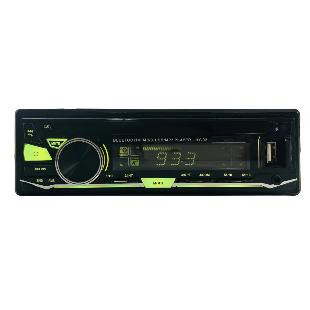 Car mp3 player auto radio 7color change with BT phone app control 12V rc 1din car audio