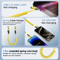 Câble USB Type C vers Type C 4-en-1 de gros pour usine, câble de charge rapide et de transfert de données pour joueurs de jeux vidéo