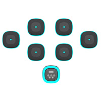 Machine de boxe musicale modulaire de type split, 8 pods cibles sans fil pour éclairage rythmique RGB 5.0, console indépendante