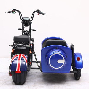 Vélo cargo électrique à 3 roues, tricycle électrique avec pneus larges, <span class=keywords><strong>side</strong></span>-<span class=keywords><strong>car</strong></span> rétro, 60V2000W, vélo électrique vintage à <span class=keywords><strong>vendre</strong></span> - Product Image 6